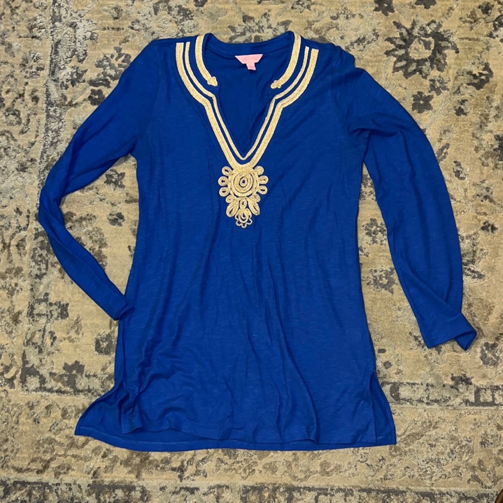 Lilly pulitzer cotton tunic size M